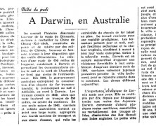 «À Darwin, en Australie»