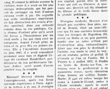 «Un politique doublé d’un lettré : Édouard Herriot de Lyon»