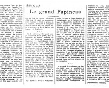 «Le grand Papineau»