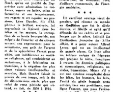 «Le XIXe siècle et la civilisation française»