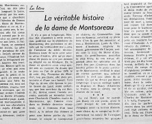 «La véritable histoire de la dame de Montsoreau»