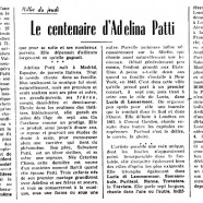 «Le centenaire d’Adelina Palli»