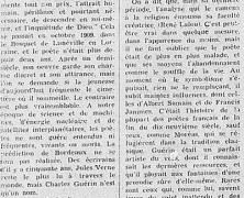 «Cinquante ans après la mort de Charles Guérin»