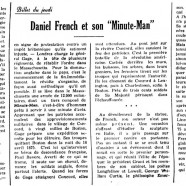 «Daniel French et un « Minute Man »»
