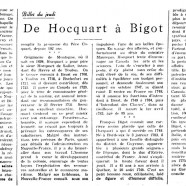 «De Hocquart à Bigot»