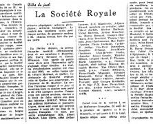 «La Société royale»