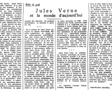 «Jules Verne et le monde d’aujourd’hui»