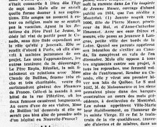 «Au temps de Jeanne Mance»