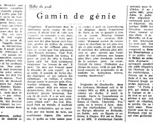 «Gamin de génie»