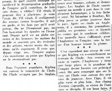 «Vingt ans après la mort de Rudyard Kipling»