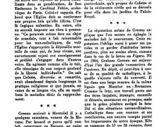 «Ennuis et misères de Graham Greene»