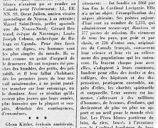 «À la suite des Pères blancs, au coeur de l’Afrique»