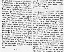 «La Légion étrangère, école de braves»