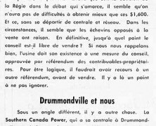 «Le référendum s’impose; Drummondville et nous»