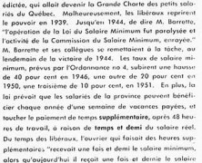 «Quand on exploitait les petits; Justice sociale en action»
