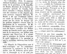 «Me Daniel Johnson, député de Bagot, et les succédanés»