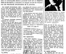 «Essor économique du Québec. L’honorable Daniel Johnson dit que l’on peut envisager l’avenir avec confiance»