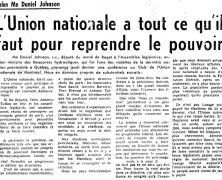 «L’Union nationale a tout ce qu’il faut pour reprendre le pouvoir»