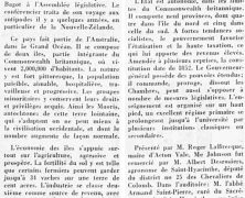 «Me Daniel Johnson traite à Acton Vale de la Nouvelle-Zélande»