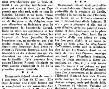 «Rosemonde Gérard, veuve d’Edmond Rostand»